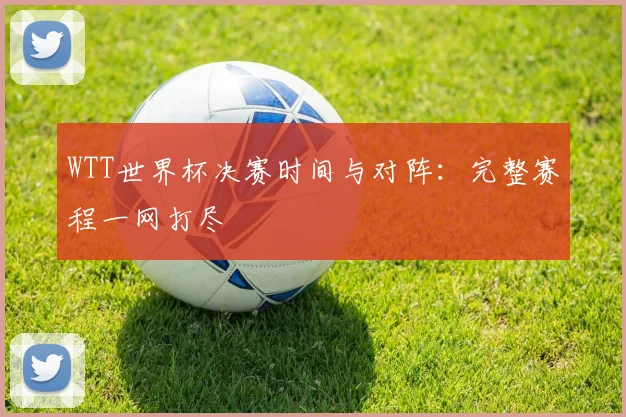 WTT世界杯决赛时间与对阵:完整赛程一网打尽